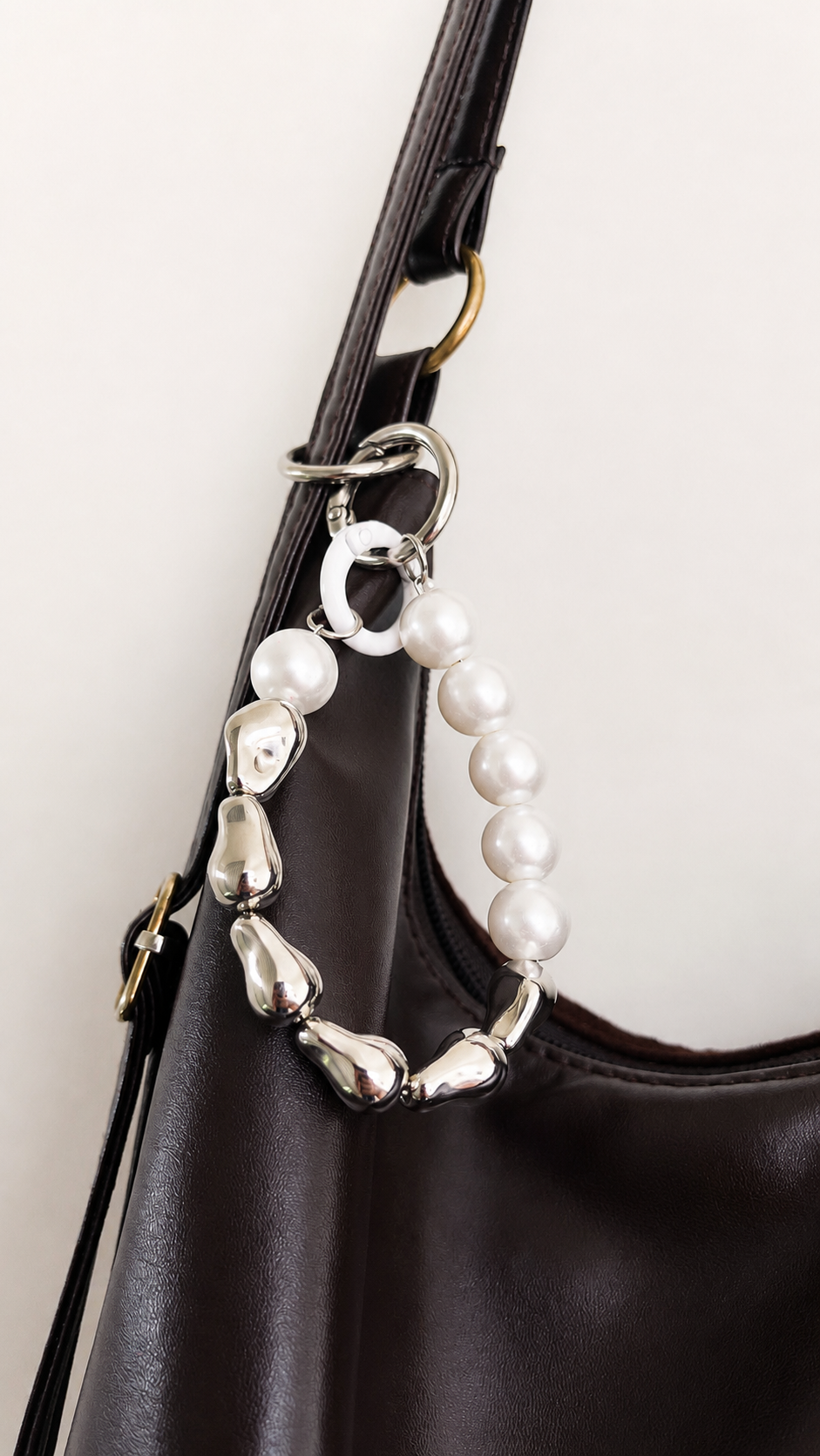 Luna Pearl Loop Charm