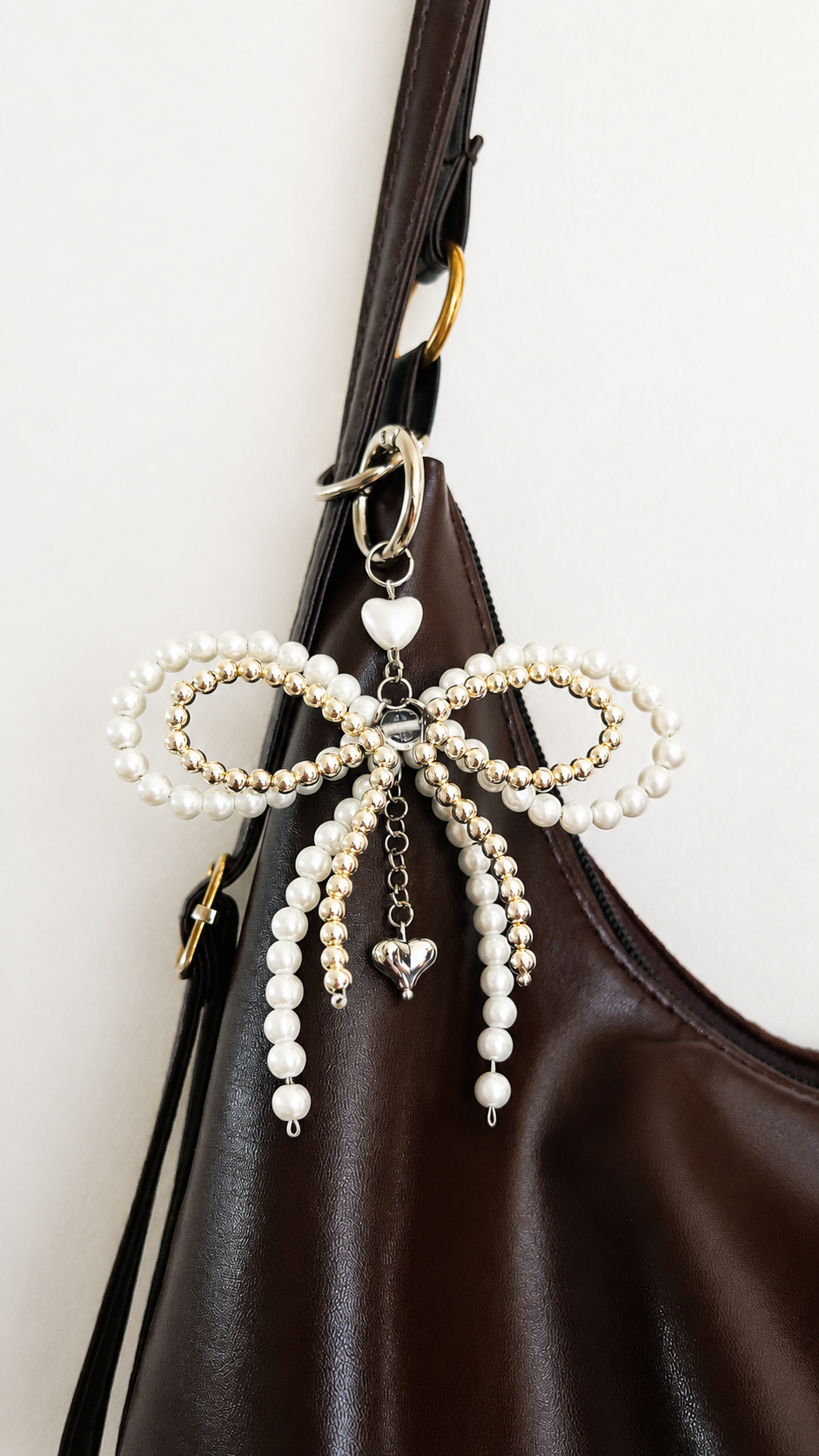 Angel Pearl Bow Charm