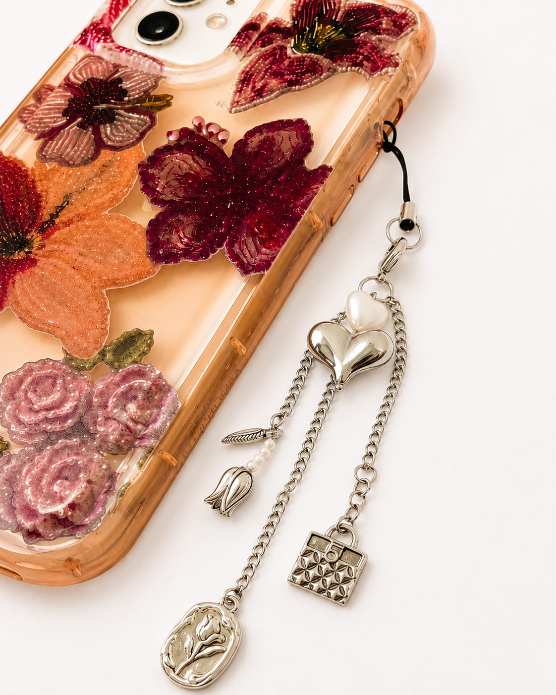 Tulip Lock Phone Charm