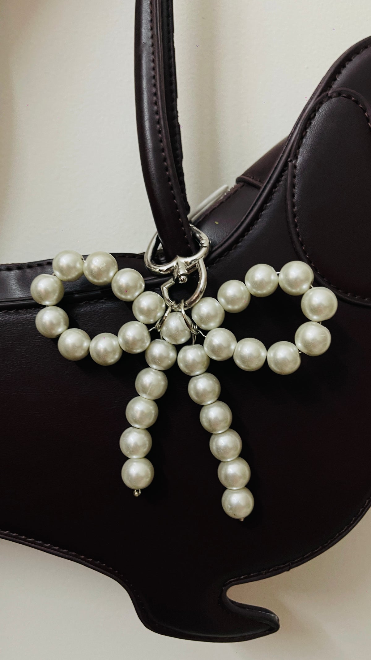 Pearl Bow Charm