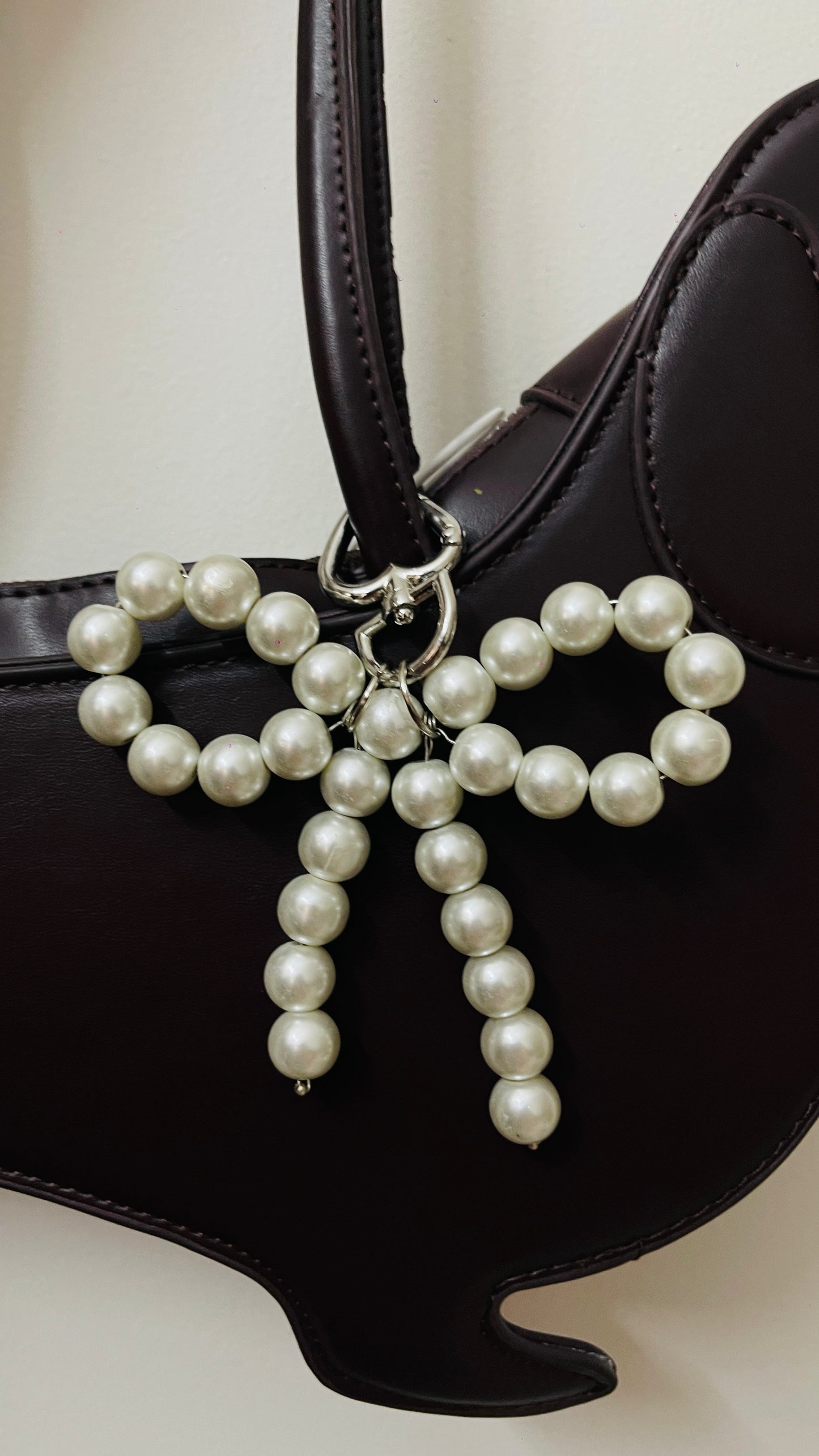 Pearl Bow Charm