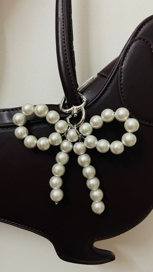Pearl Bow Charm