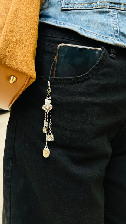 Tulip Lock Phone Charm