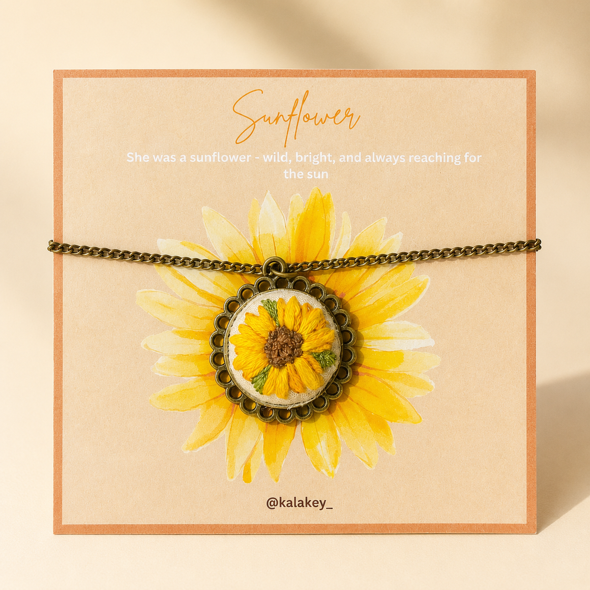 Embordery Necklace